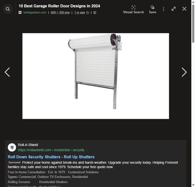 Compact roll-up door — light tier target